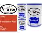 Preview: Jeep, Firecracker Red, RC / MRC: 500ml Lackdose + 500ml Klarlack + 250ml Härter - Set, von ATW Autoteile West.